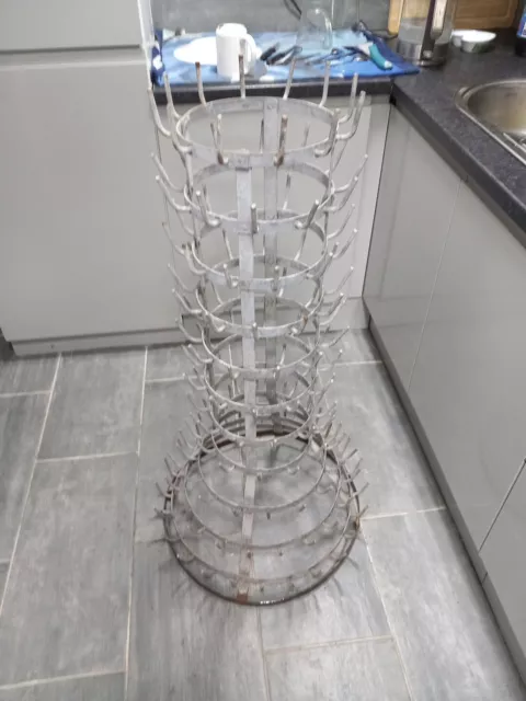 Vintage/antique  , French Wine/Champagne Bottle Dryer ..11.tier high.