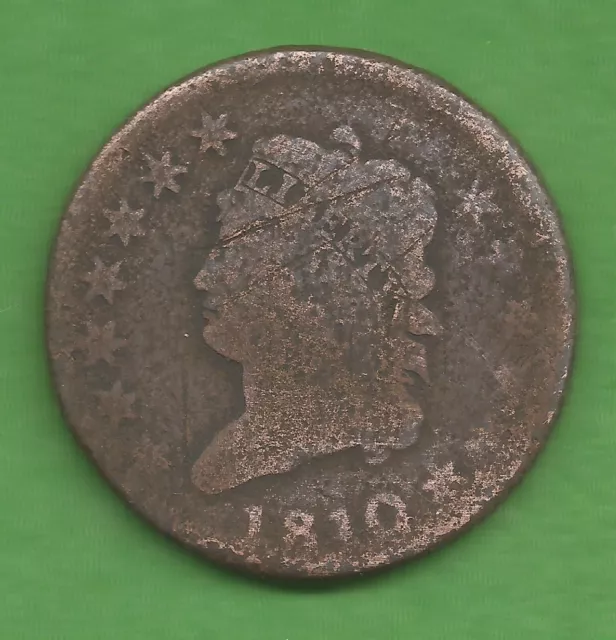 1810 Classic Head, Large Cent - 213 Years Old!!!