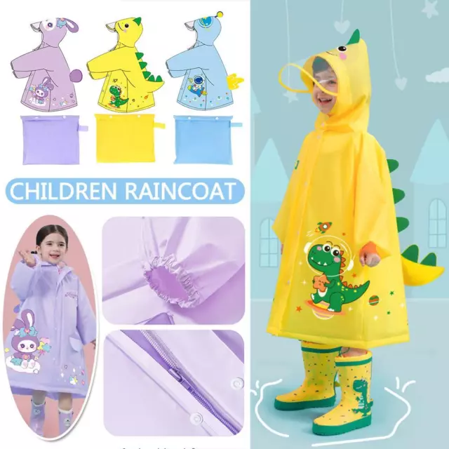 Children's Raincoat Girl's Raincoat Boy's Baby Raincoat Girl's Raincoat] Q9R1