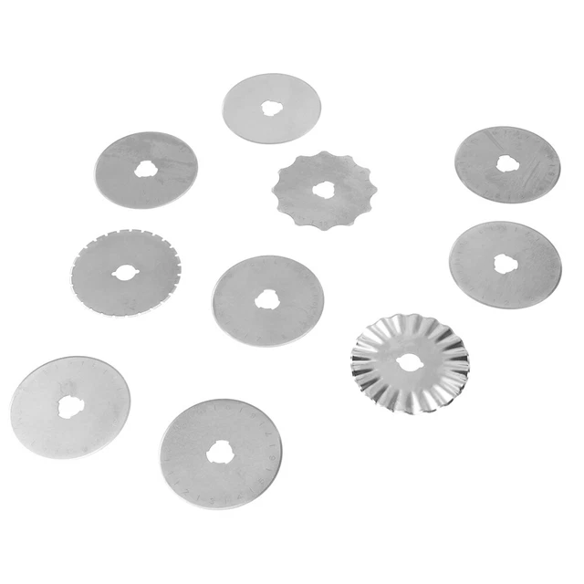 45 mm Discos cortados Hojas de coser giratorias Costura Herramienta giratoria