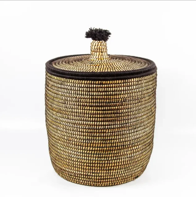 Box GOFA - Moroccan Berber box - ethnic braided basket  Decorative Berber Basket