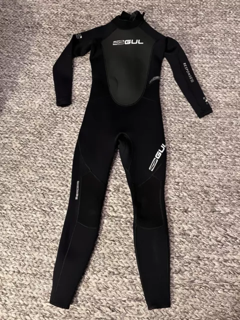 GUL Response Kids Full Length Wetsuit 3/2 Back Zip JM 11-12 yr 146-154cm VGC