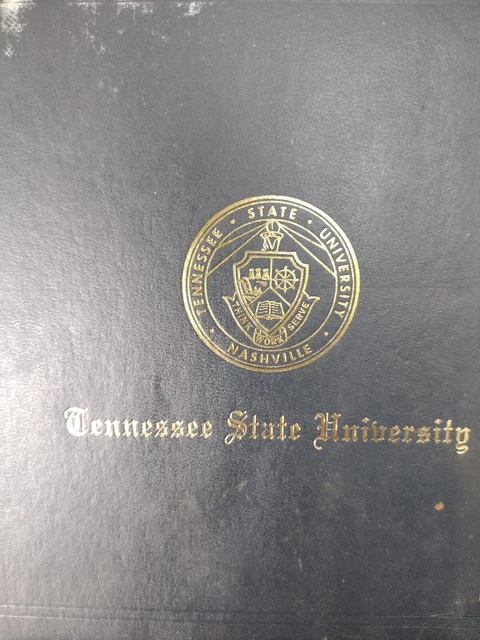 HBCU* 1968 Tennessee State University* Degree