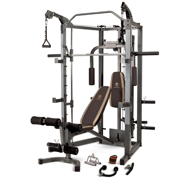 MARCY COMBO SMITH Heavy Duty Total Body Strength Home Gym Workout