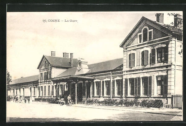 CPA Cosne, La Gare, La Gare