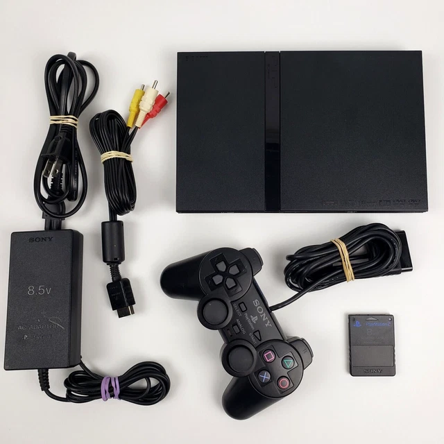 SONY PLAYSTATION 2 PS2 Slim SCPH-70011 Console Bundle w/ Cords ...