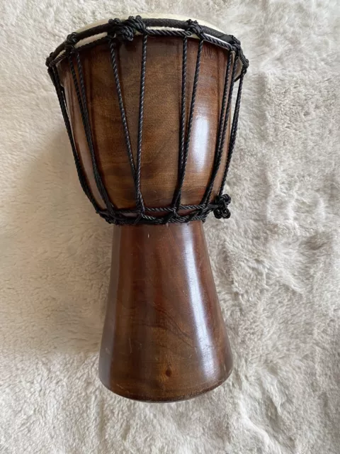 African Djembe Drum Bongo Wood  Instrument