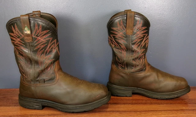 MENS ARIAT WORKHOG Wide Square Toe CSA MetGuard Composite Toe Work Boot ...