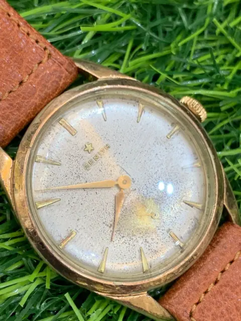 1940'S Vintage Zenith Sporto Watch 3918074 Gold Filled 40M Hand Wind 37Mm Gents