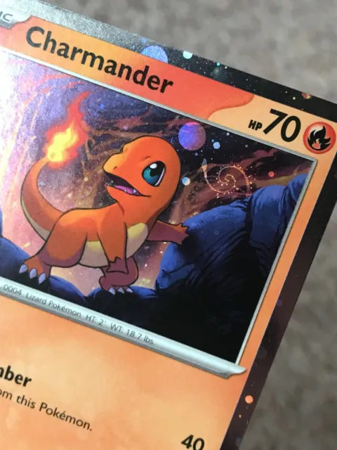 Charmander 047 *GALAXY SWIRL* SVP Promo Holo - Pokemon 151 S&V English Card /165