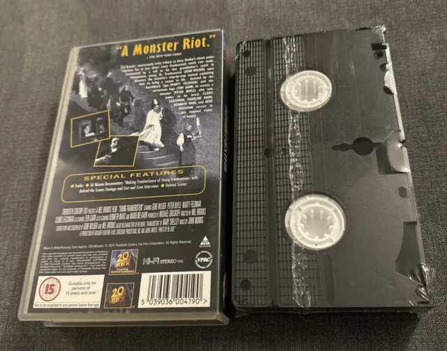 YOUNG FRANKENSTEIN (VHS, 2000) - Tape Sealed £12.99 - PicClick UK