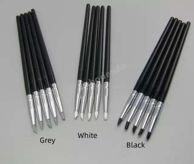 5pcs/set Dental Resin Composit Brush Pens Adhesive Porcelain Teeth Silicone pens