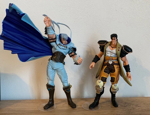 Figurines Hokuto No Ken - Kaioh Et Keiser — Neuves En PVC, Marque Kaiyodo, Thème Ken Le Survivant