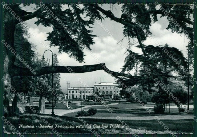 Piacenza Città Stazione PIEGHINA Foto FG cartolina KV7901