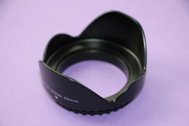 Objektivhaube für Sigma 70 mm F2,8 DG Makro Art Objektiv 49 mm Blume Schraubhalterung
