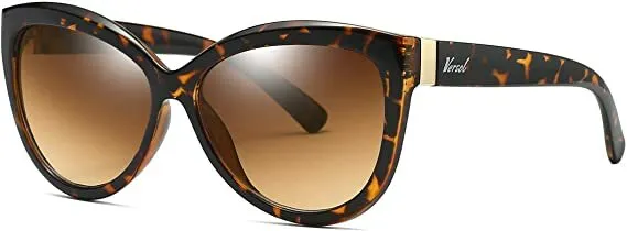Lunettes de soleil Cateye surdimensionnées pour femmes hommes avec verres de protection oculaire UV400 mode