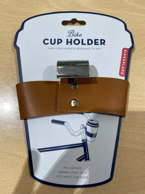 KIKKERLAND LEATHER BIKE Cup Holder 12.95 PicClick UK