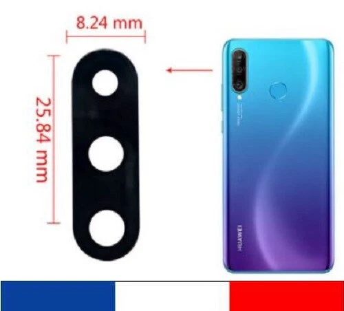 Lentille verre Vitre Appareil Photo Camera pour HUAWEI P30 LITE avec adhésif