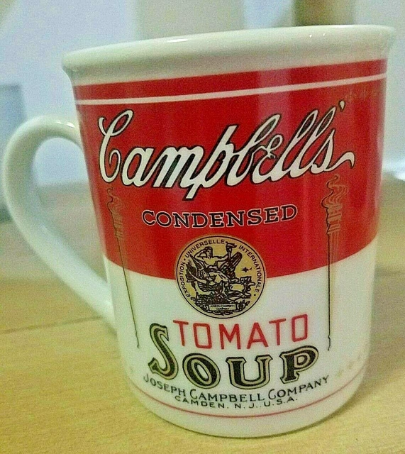 Campbell's Condensed Tomato Soup Coffee Tea Mug 125th Anniversary