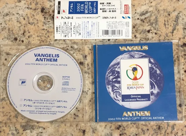 Vangelis Anthem 2002 Fifa World Cup Korea Japan Cd Obi  Sicp 102 Sony