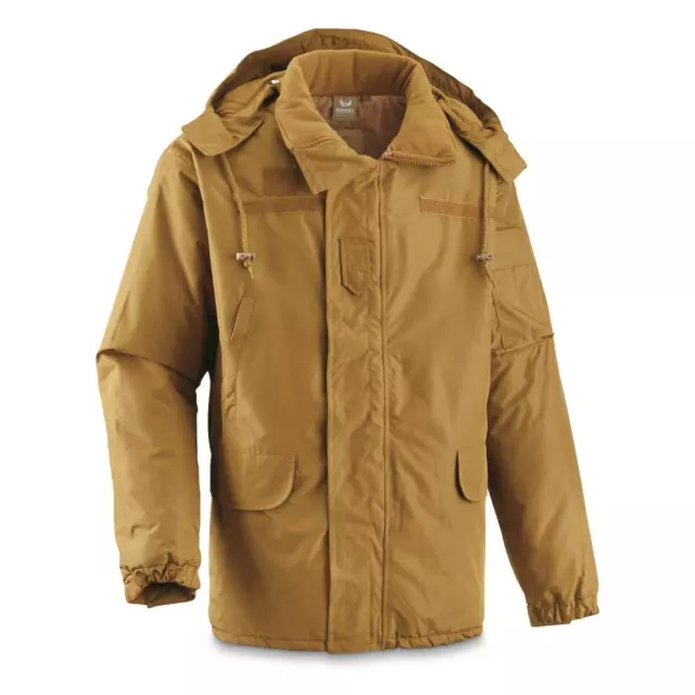 Sub-Zero Extreme Cold Weather ECWCS Maintainer Hooded FR Flame Parka Coyote
