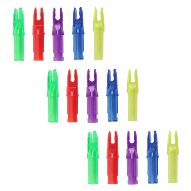 15 Pcs Arrow Nock Bow Tail Accessories Tools Archery Cover