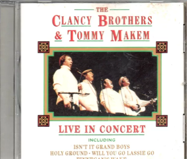 The Clancy Brothers & Tommy Makem Live in Concert CD