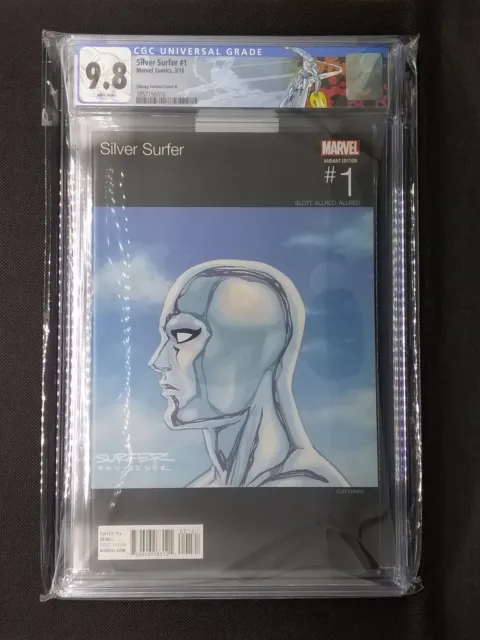 Silver Surfer #1 CGC 9.8 Hip Hop Variant Drake Homage Cover Marvel Custom Label