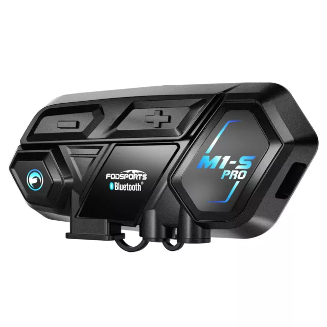 2000M M1-S PRO Motorcycle Intercom 8 Rider Motorbike Bluetooth Helmet Headset AU