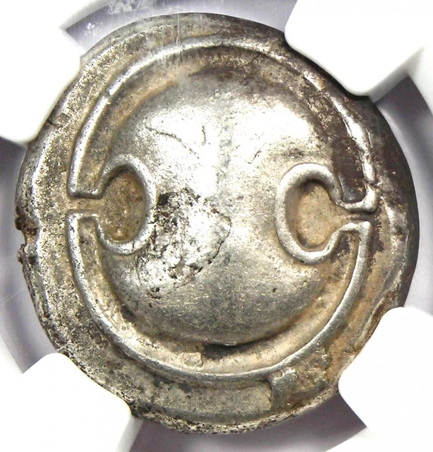 Boeotia Thebes AR Stater 395-338 BC Silver Coin - Certified NGC XF (EF) - Rare!
