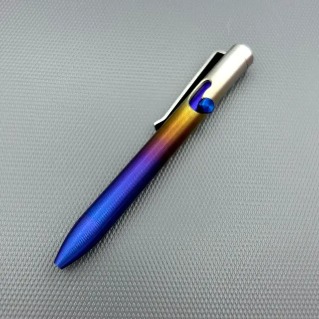 TACTILE TURN - Titanium Bolt Action Mini Size Pen Custom Low Fade Color ...