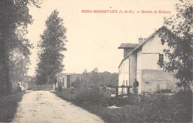 Cpa 91 Buno Bonnevaux Moulin De Roijeau