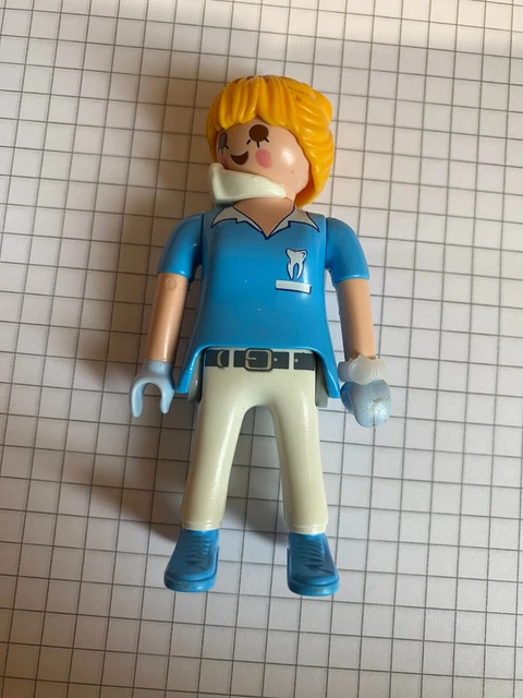 Figurine PLAYMOBIL Ancienne - Docteur Victorien 1ère époque - Hôpital Croix - Occasion