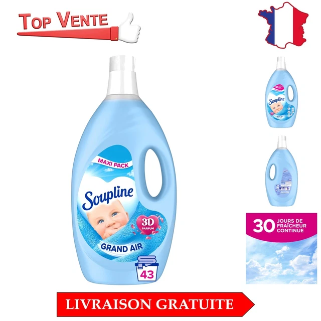 Adoucissants SOUPLINE Voiles Sèche-Linge Grand Air - Lot De 4 - Neuf