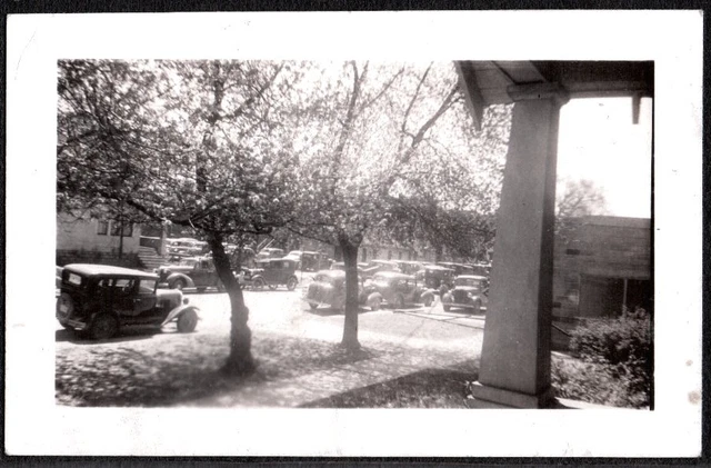 VINTAGE PHOTOGRAPH 1939 Cars Auto Main Street View Green Bay Wisconsin
