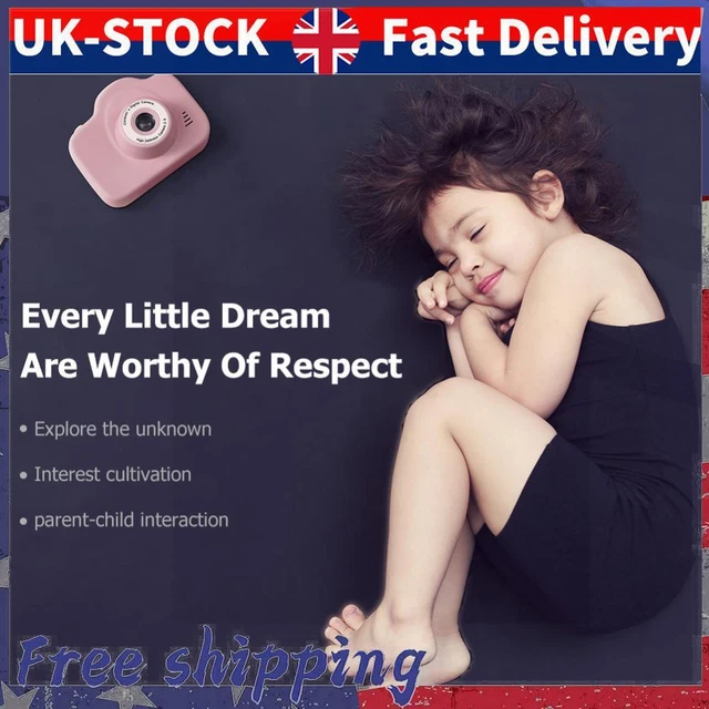 2 Inch HD IPS Screen Photo Camera USB Charging Kids Digital Camera with 32G Card