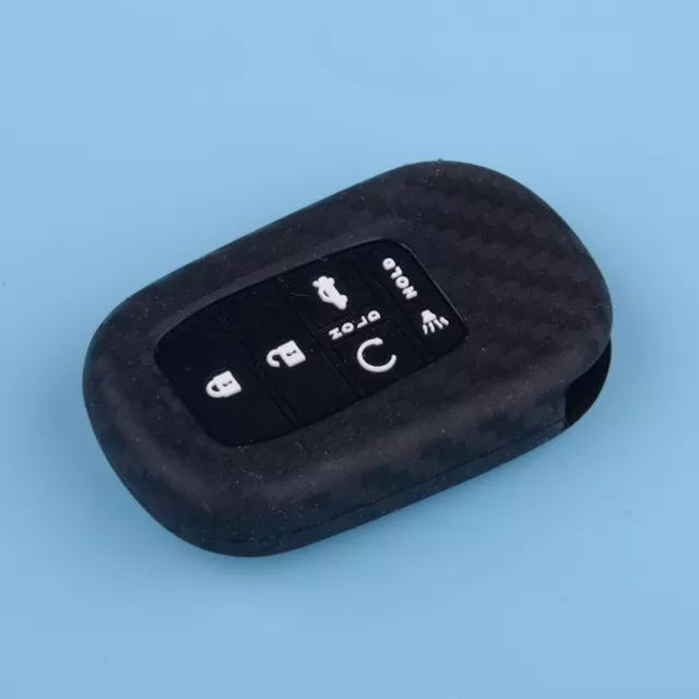 5-Button Silicone Key Fob Case Cover Keychain Fit for Honda Accord Civic BR-V