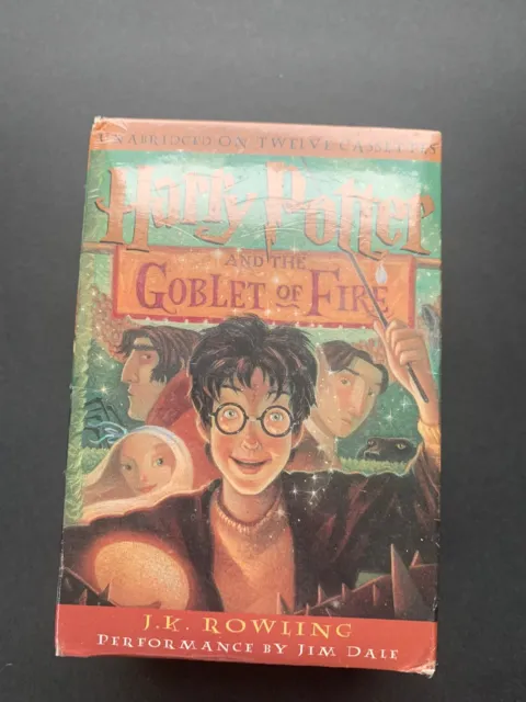 Harry Potter and the Goblet of Fire Book on 12 Cassettes 20 hours Unopened New