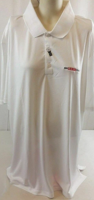 POLO ADIDAS ADIPERFORM uomo bianco We love golf taglia XL EUR 17