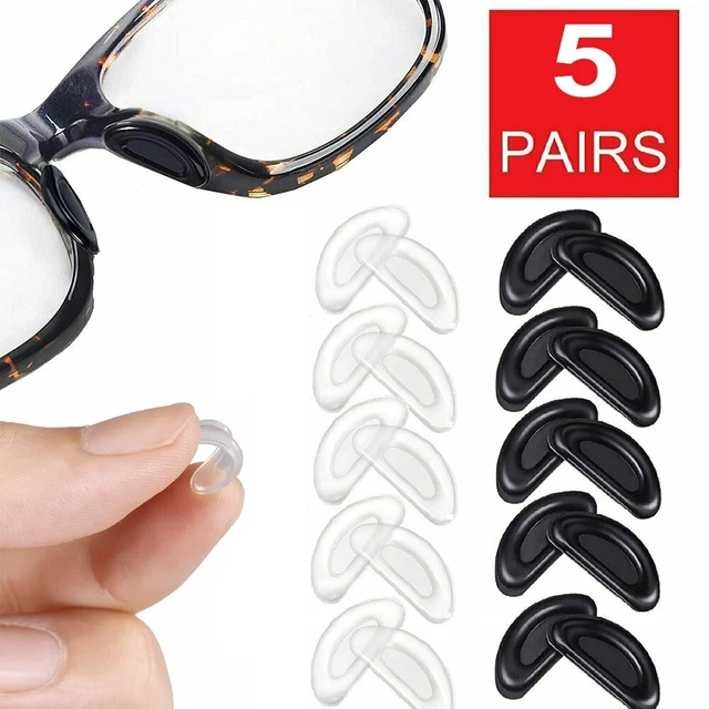 Evita almohadillas nasales resbaladizas para gafas gafas de sol silicona suave b