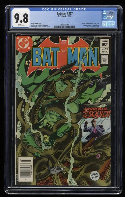 Batman #357 CGC NM/M 9.8 Newsstand Variant 1st Jason Todd + Killer Croc! Batman #357 CGC NM/M 9.8 Newsstand Variant 1st Jason Todd + Killer Croc!