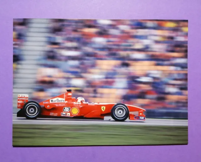 altes Pressefoto Rubens Barrichello, Ferrari, Formel 1 Hockenheim 2000, 13x18cm