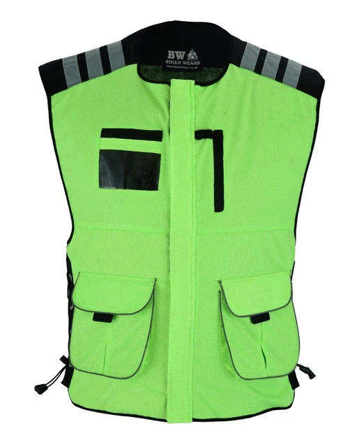 Giacca Cappotto Vita Moto Sicurezza Riflettente Moto Hiviz Vite Alta