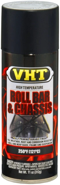 ESP671007 Satin Black Roll Bar and Chassis Paint Can - 11 oz.