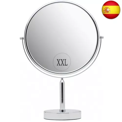 Mirrorvana Espejo de Aumento x3, Espejo Redondo para Cuarto de baño, Espejo de