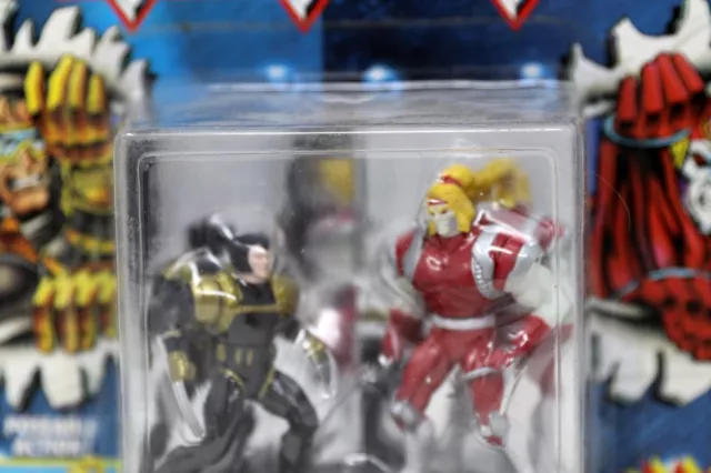 1994 Toybiz Marvel X-Men Steel Mutants Wolverine Vs Omega Red Moc