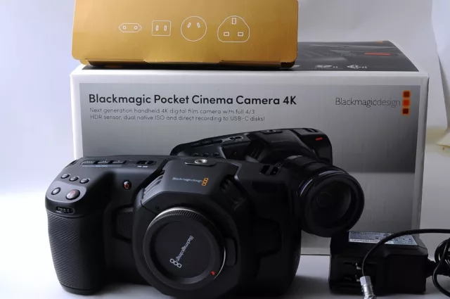 ［Top Mint］Blackmagic Design Pocket Cinema Camera 4K MFT-Mount with Box...