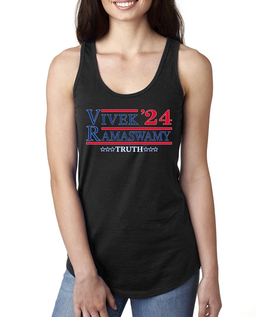 VIVEK RAMASWAMY 2024 Truth Campaign Red White and Blue Ladies Racerback