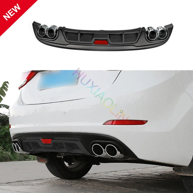 For Hyundai Elantra 2014-2016 Black Car Glossy Rear Spoiler Tail Trunk Lip Wing