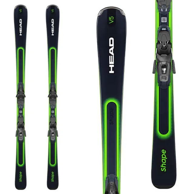 Head Shape V5 AMT-PR Skis with Head PR 11 GW Bindings 2023